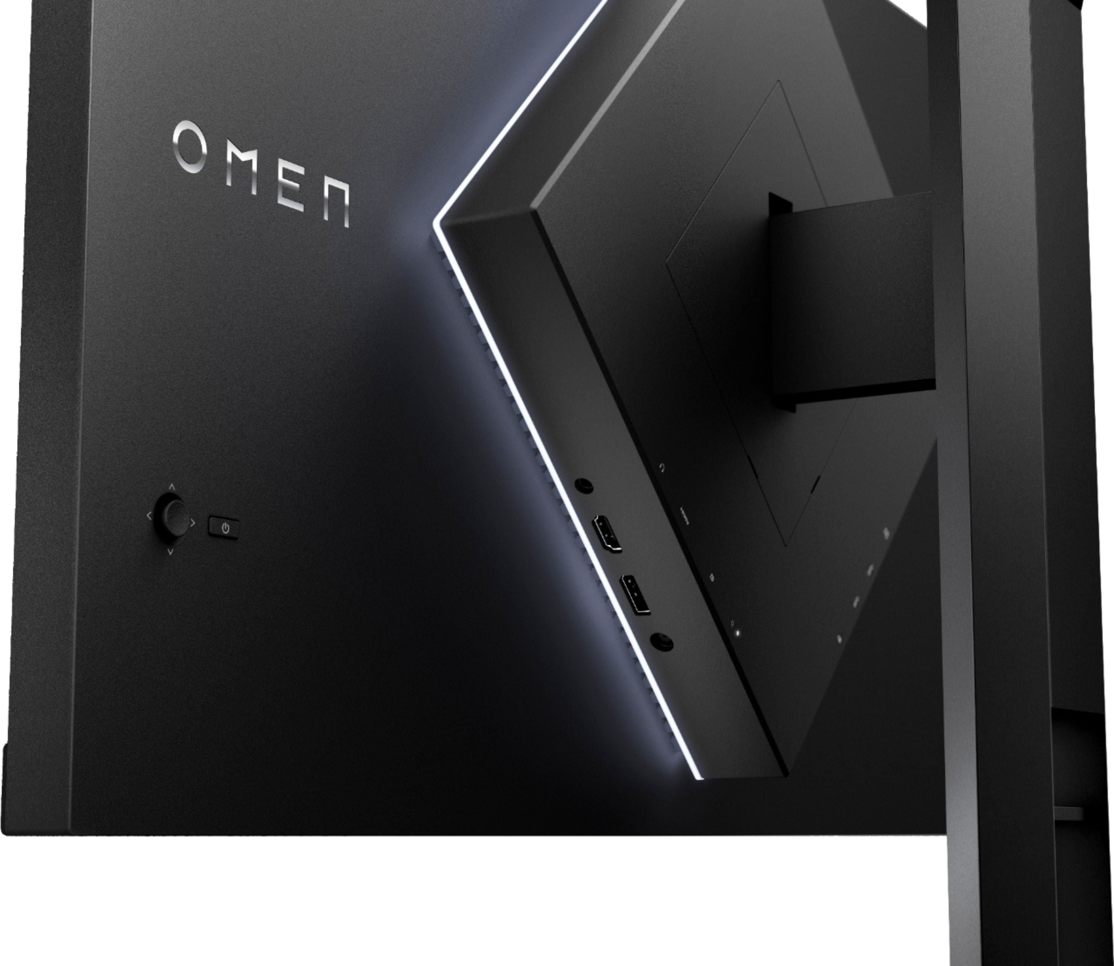 Alt View 13. HP OMEN - 27" IPS LED QHD FreeSync & G-Sync Compatible Gaming Monitor (DisplayPort, HDMI, USB) - Shadow Black.