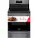 Alt View 12. Frigidaire - Gallery 5.7 Cu. Ft. Freestanding Electric Air Fry Range with Self and Steam Clean - Black Stainless Steel.