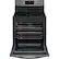 Alt View 14. Frigidaire - Gallery 5.7 Cu. Ft. Freestanding Electric Air Fry Range with Self and Steam Clean - Black Stainless Steel.