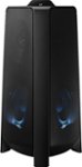 Front. Samsung - MX-T50 Sound Tower 500W Wireless Speaker - Black.