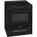 Angle. Frigidaire - 5.0 Cu. Ft. Freestanding Electric Range with Self-Cleaning - Black.