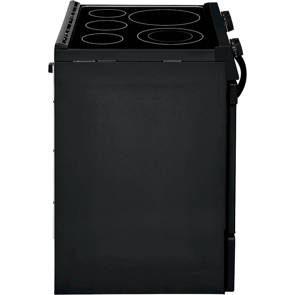 Alt View 14. Frigidaire - 5.0 Cu. Ft. Freestanding Electric Range with Self-Cleaning - Black.