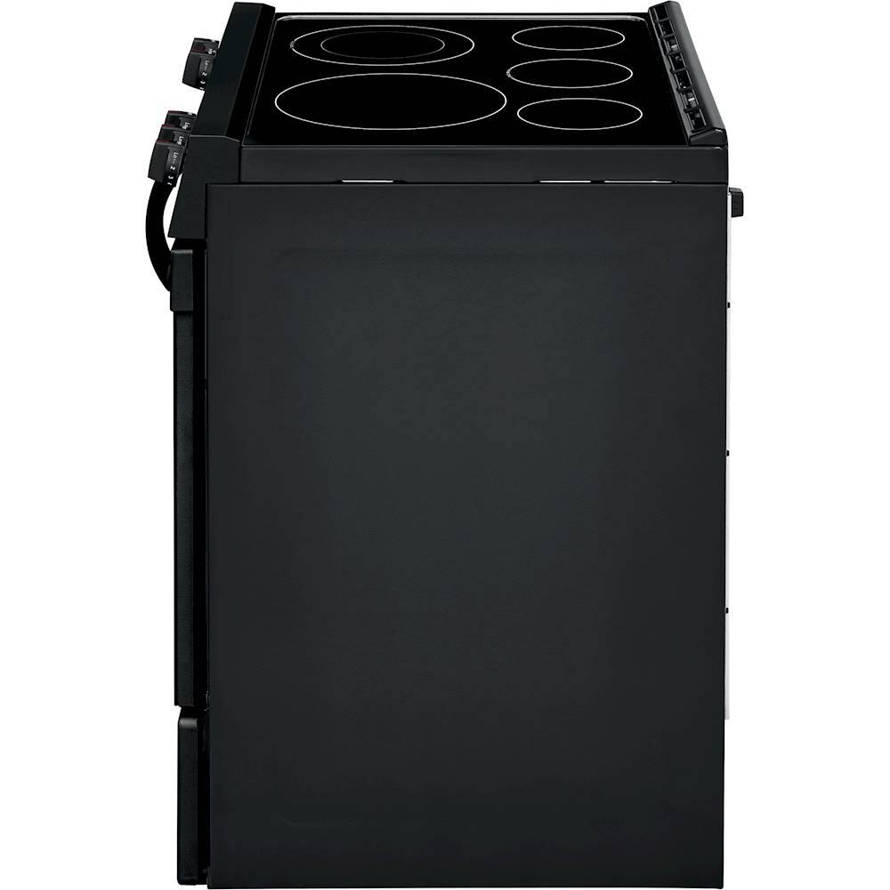 Alt View 15. Frigidaire - 5.0 Cu. Ft. Freestanding Electric Range with Self-Cleaning - Black.