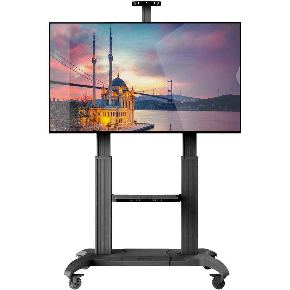 Alt View 14. Kanto - MTMA TV Cart for Most Flat-Panel TVs Up to 100" - Black.