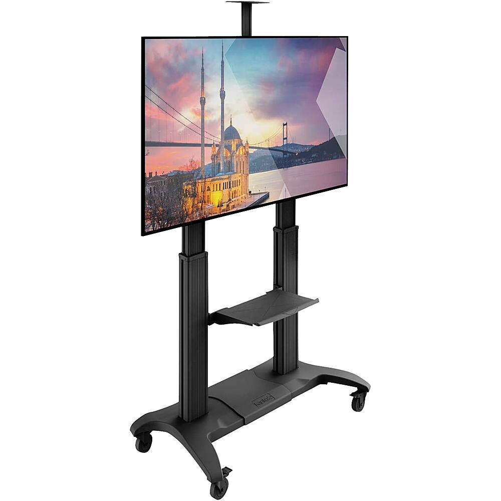 Left. Kanto - MTMA TV Cart for Most Flat-Panel TVs Up to 100" - Black.