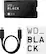 Alt View 20. WD - WD_BLACK P50 2TB External USB 3.2 Gen 2x2 Portable SSD - Black.