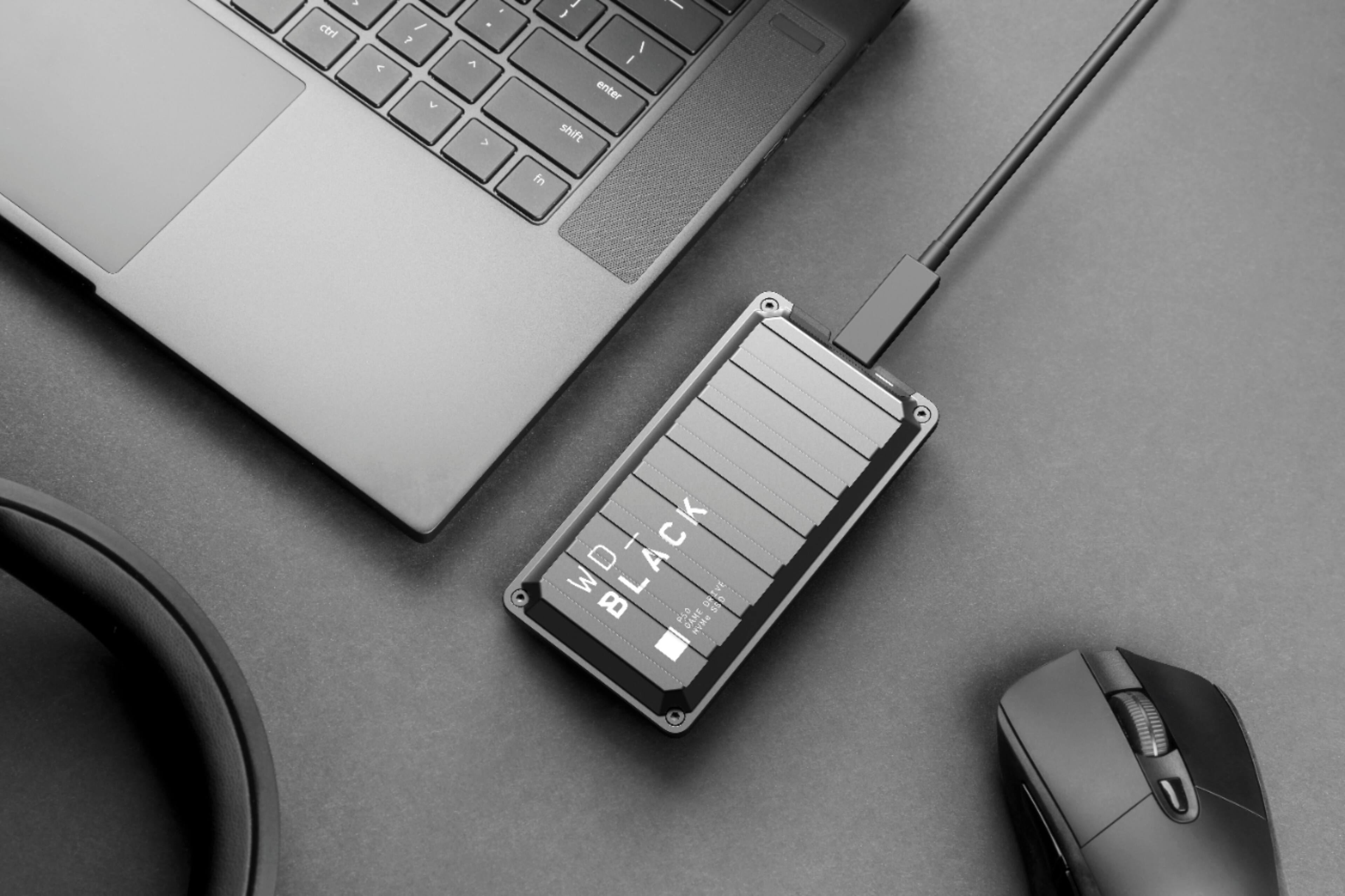 Best Buy WD WD_BLACK P50 500GB External USB 3.2 Gen 2x2 Portable Solid