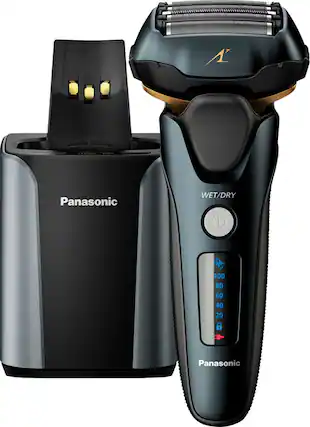Angle. Panasonic - Arc5 Wet/Dry Electric Shaver - Matte Black.