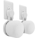 2-Pack Mount Genie The Point Outlet Mount for Google Nest Wi-Fi Add-On Points (White)