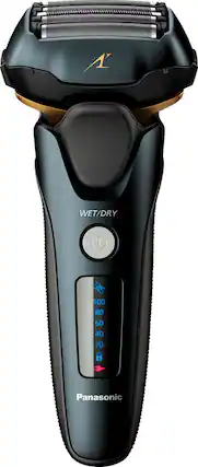 Angle. Panasonic - Arc5 Wet/Dry Electric Shaver - Matte Black.