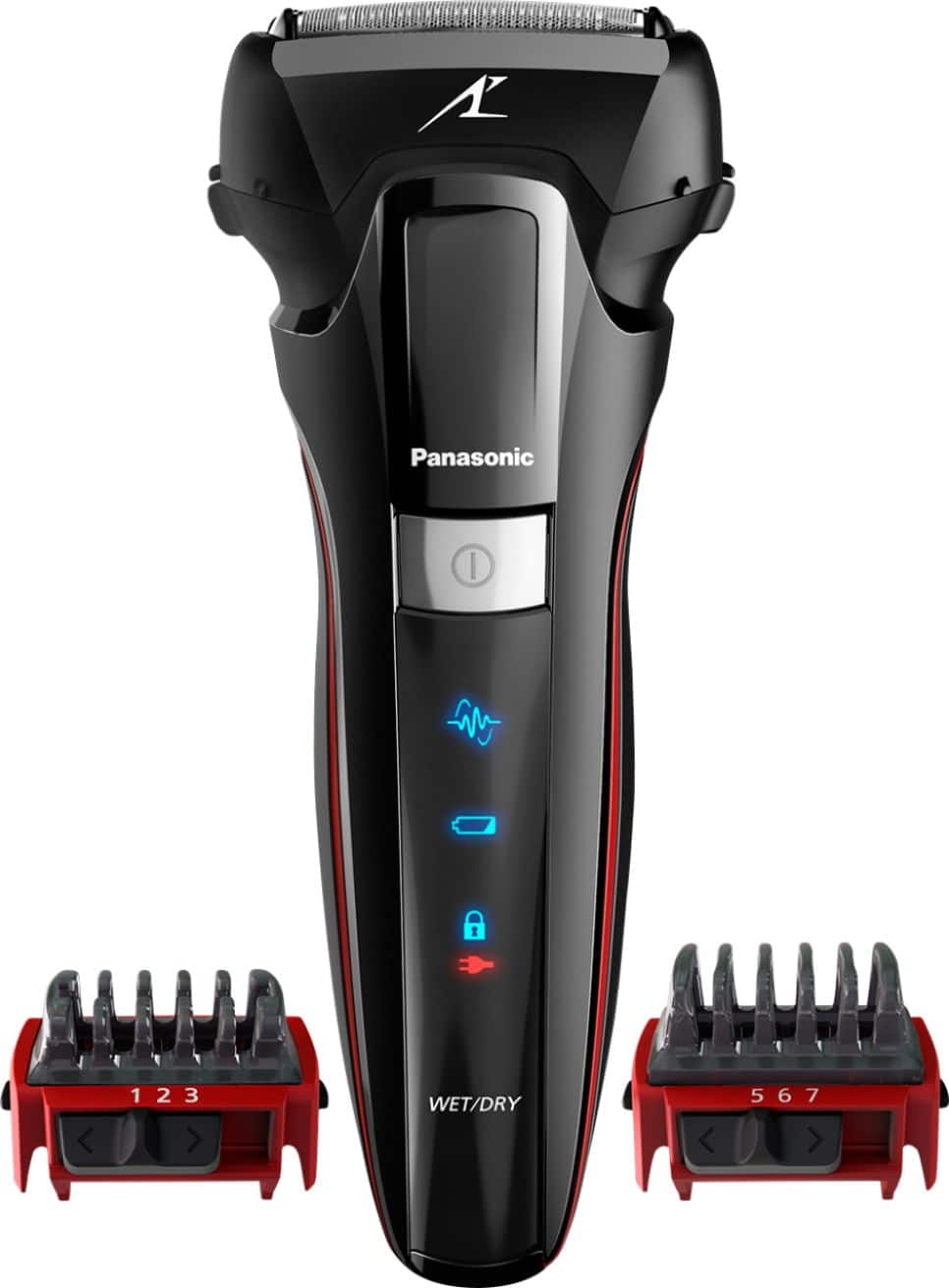 Angle. Panasonic - Arc3 Wet/Dry Electric Shaver - Black.