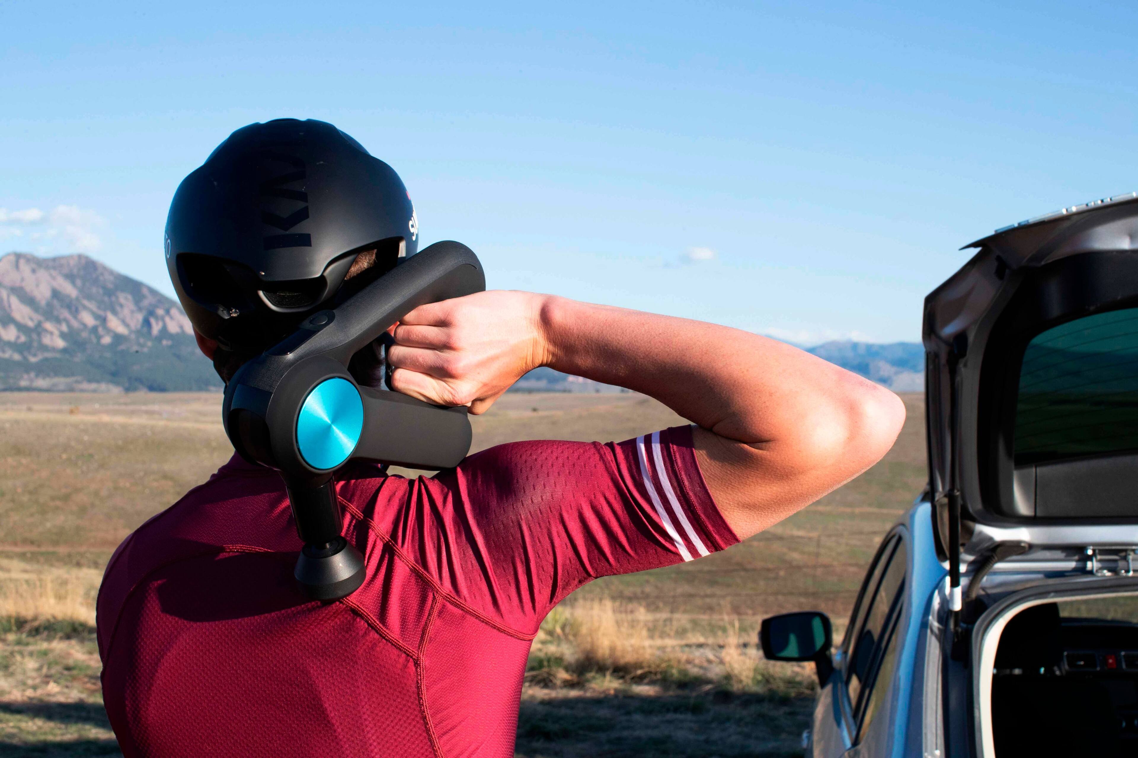 Alt View 20. Therabody - Theragun PRO (4th Gen) Bluetooth + App Enabled Massage Gun + 6 Attachments, 2 Batteries, 60lbs Force - Black.