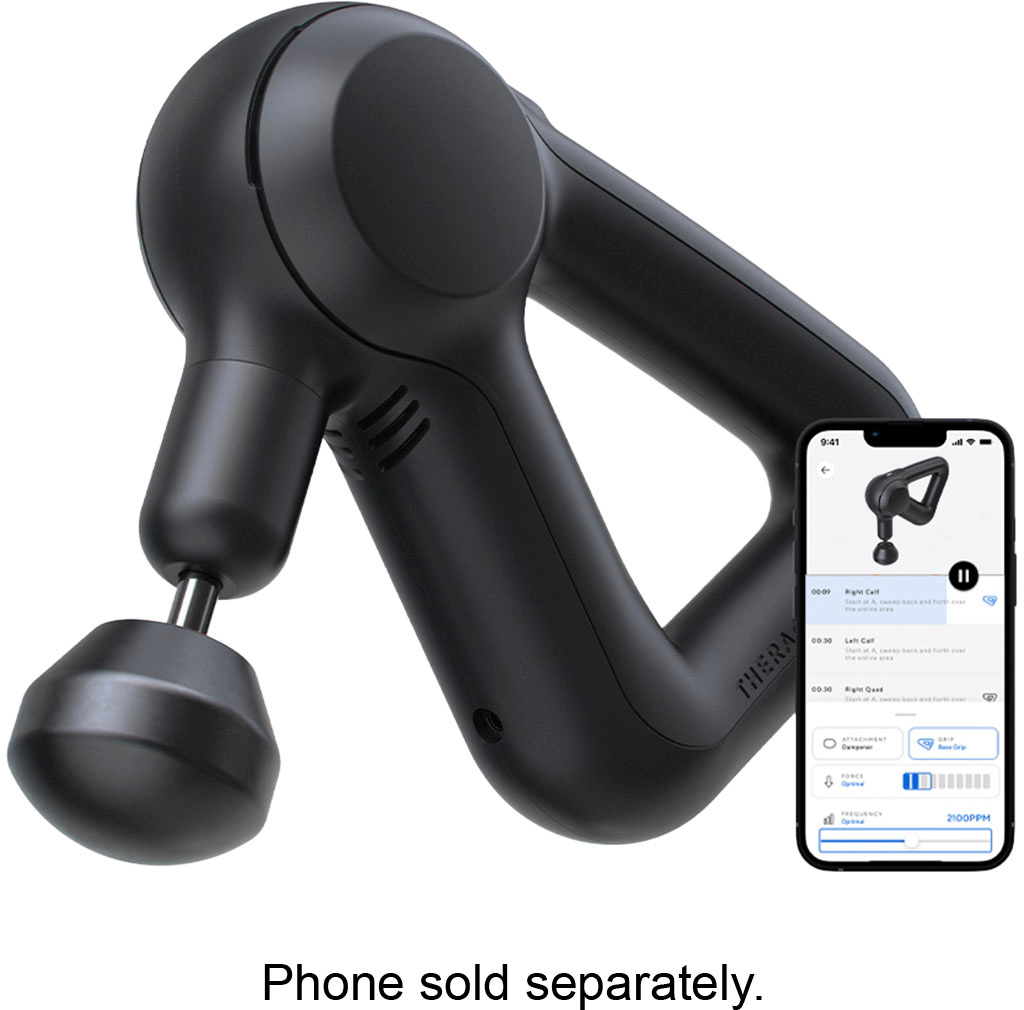 Therabody Theragun Prime Bluetooth + App Enabled Massage Gun + 4  Attachments, 30lbs Force (Latest Model) Black G4-PRIME-PKG-US - Best Buy