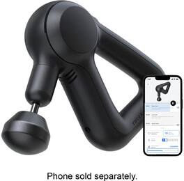 Therabody - Refurbished Theragun Prime Bluetooth + App Enabled Massage Gun + 4 Attachments, 30lbs Force (Latest Model) - Black