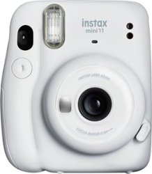 Fujifilm - instax mini 11 Instant Film Camera - Ice White - Front_Zoom