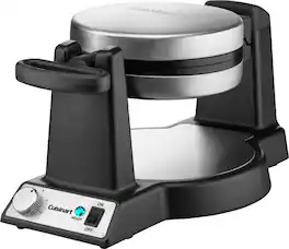Cuisinart - Refurbished Excellent - Belgian 4 Triangle Waffles Flip Waffle Maker - Brushed Stainless Steel