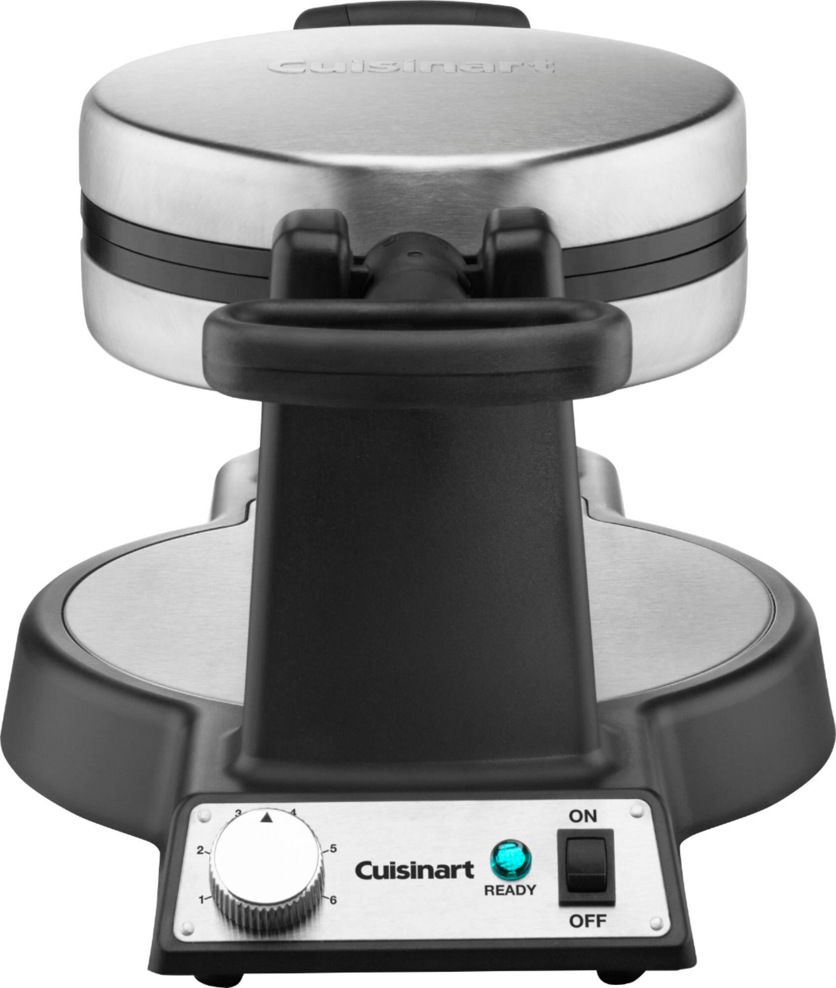 Alt View 11. Cuisinart - Belgian 4 Triangle Waffles Flip Waffle Maker - Brushed Stainless Steel.
