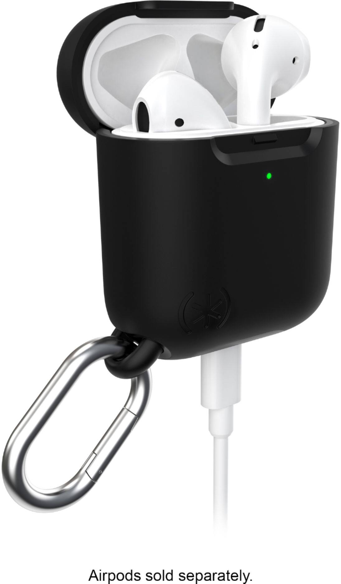 Alt View 12. Speck - Presidio Protective Case for Apple AirPods - Black.