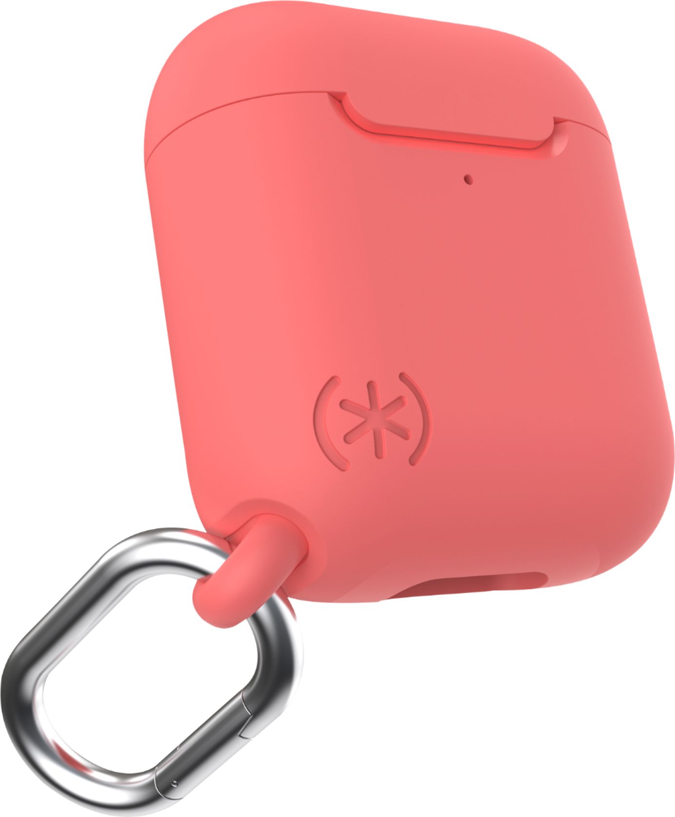 Angle View: Speck - Presidio Protective Case for Apple AirPods - Parrot Pink