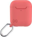 Front. Speck - Presidio Protective Case for Apple AirPods - Parrot Pink.