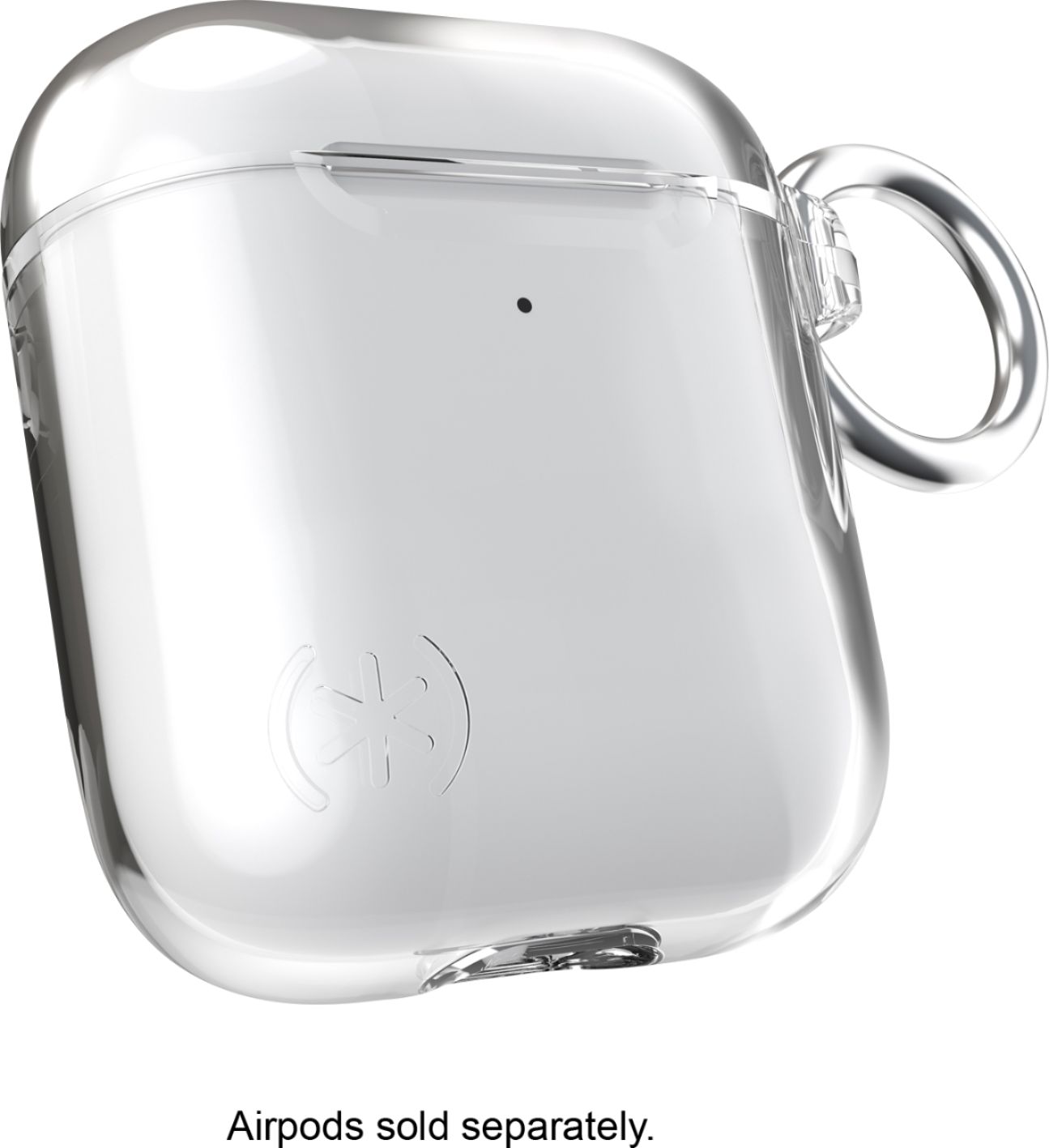 Angle View: Speck - Presidio Protective Case for Apple AirPods - Clear