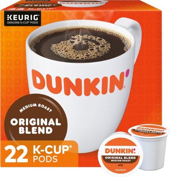 Dunkin' Donuts Original Blend Coffee, Keurig Single-Serve K-Cup Pods ...