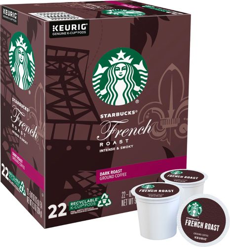 Starbucks - French Roast Dark K-Cup Pods (22-Pack)
