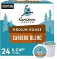 Front Zoom. Caribou Coffee - Caribou Blend, Keurig Single-Serve K-Cup Pods, Medium Roast Coffee, 24 Count.