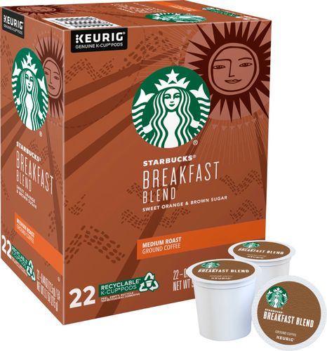 Starbucks - Breakfast Blend Medium K-Cup Pods (22-Pack) was $16.99 now $12.99 (24.0% off)