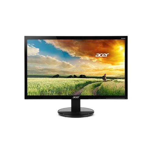 Front. Acer - Refurbished 23.8" LED FHD Monitor - Black.
