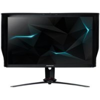Acer - Refurbished 27" IPS LED 4K UHD G-SYNC Monitor with HDR (HDMI, VGA) - Black - Front_Zoom