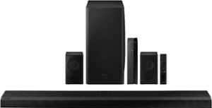Samsung - 5.1.2-Channel Soundbar with Wireless Rear Speakers and Dolby Atmos/DTS:X - Black - Front_Zoom