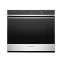 Fisher & Paykel - Contemporary 30" Built-In Single Electric Convection Oven - Stainless Steel - Front_Zoom