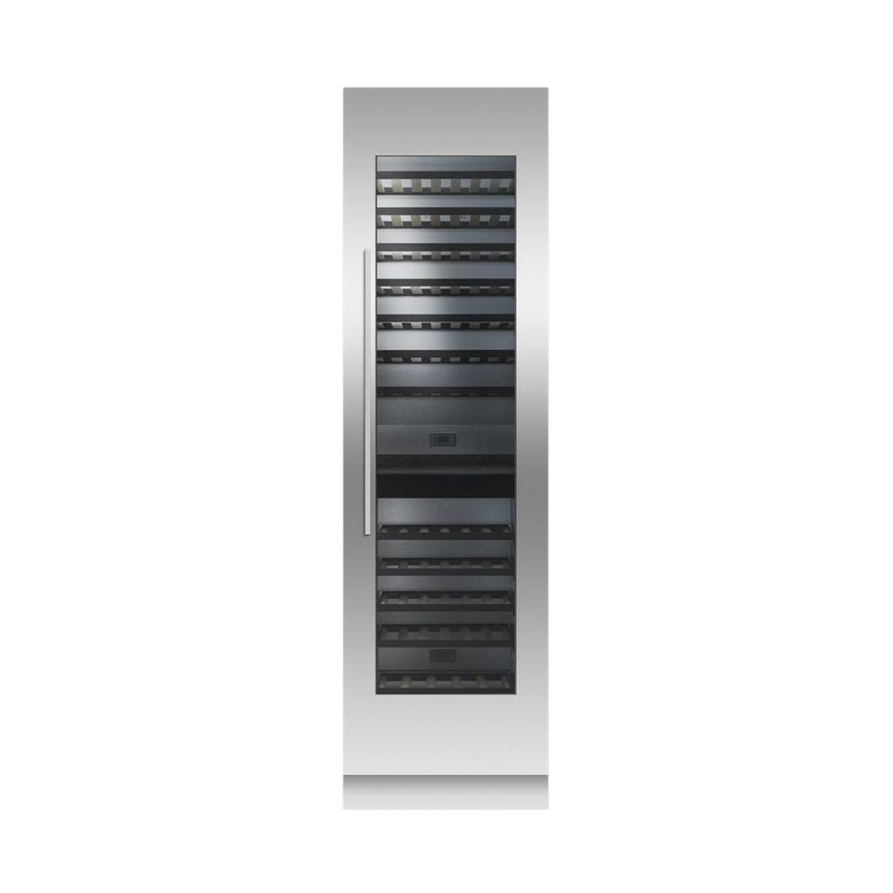 Alt View 11. Fisher & Paykel - ActiveSmart 91-Bottle Built-In Dual Zone Wine Cooler - Stainless Steel.