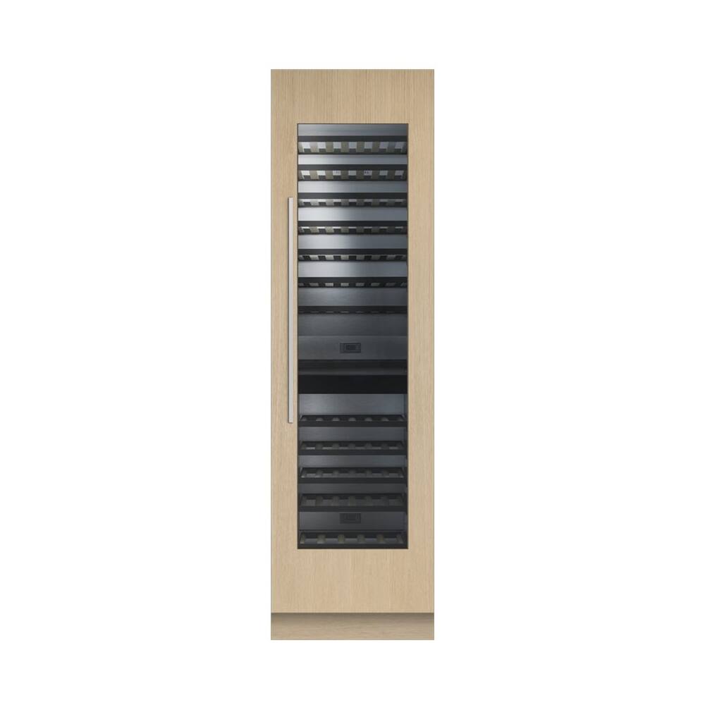 Alt View 12. Fisher & Paykel - ActiveSmart 91-Bottle Built-In Dual Zone Wine Cooler - Stainless Steel.