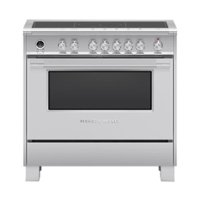 Fisher & Paykel - Classic Series 4.9 Cu. Ft. Freestanding Electric Induction Convection Range with Self-Cleaning - Stainless steel - Front_Zoom