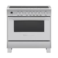 Fisher & Paykel - Classic Series 4.9 Cu. Ft. Freestanding Electric Induction Convection Range with Self-Cleaning - Stainless steel - Front_Zoom