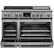 Alt View 14. Fisher & Paykel - Professional 6.9 Cu. Ft. Freestanding Double Oven Dual Fuel True Convection Range with Self-Cleaning - Stainless Steel/Black Glass.