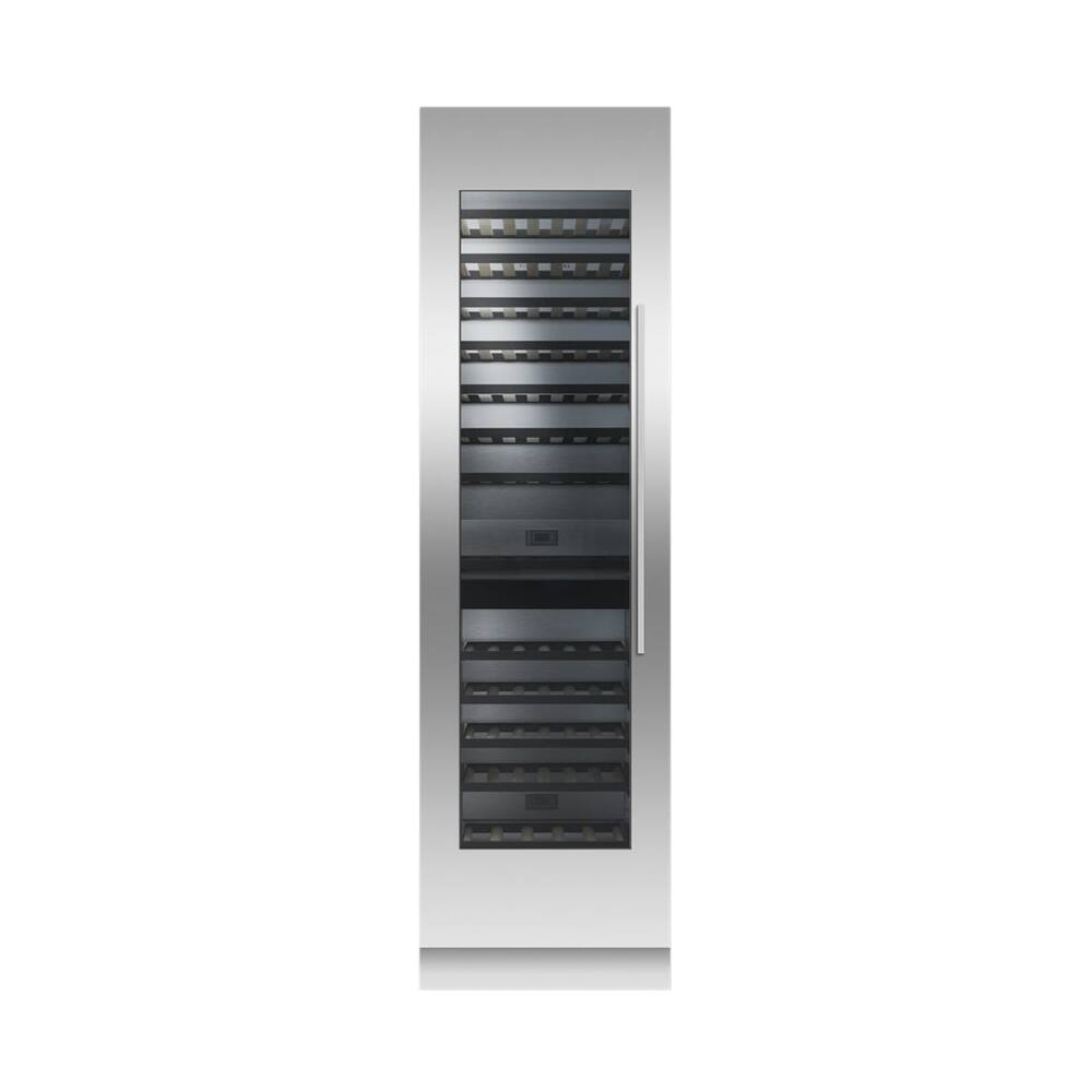 Alt View 12. Fisher & Paykel - ActiveSmart 91-Bottle Built-In Dual Zone Wine Cooler - Stainless Steel.