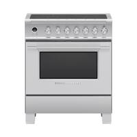Fisher & Paykel - Classic Series 3.5 Cu. Ft. Freestanding Electric Induction True Convection Range with Self-Cleaning - Stainless steel - Front_Zoom