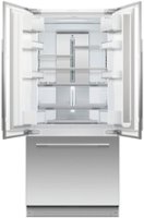 Fisher & Paykel - ActiveSmart 14.7 Cu. Ft. French Door Built-In Refrigerator - Custom Panel Ready - Front_Zoom