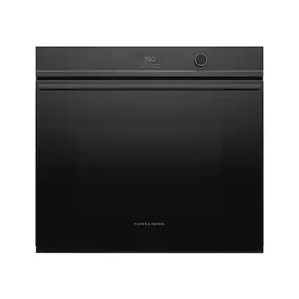 Fisher & Paykel - Contemporary 30" Built-In Single Electric Convection Oven - Black