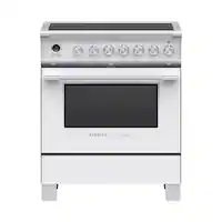 Fisher & Paykel - Classic Series 3.5 Cu. Ft. Freestanding Electric True Convection Range with Self-Cleaning - Silver - Front_Zoom