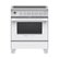 Front. Fisher & Paykel - Classic Series 3.5 Cu. Ft. Freestanding Electric True Convection Range with Self-Cleaning - Silver.