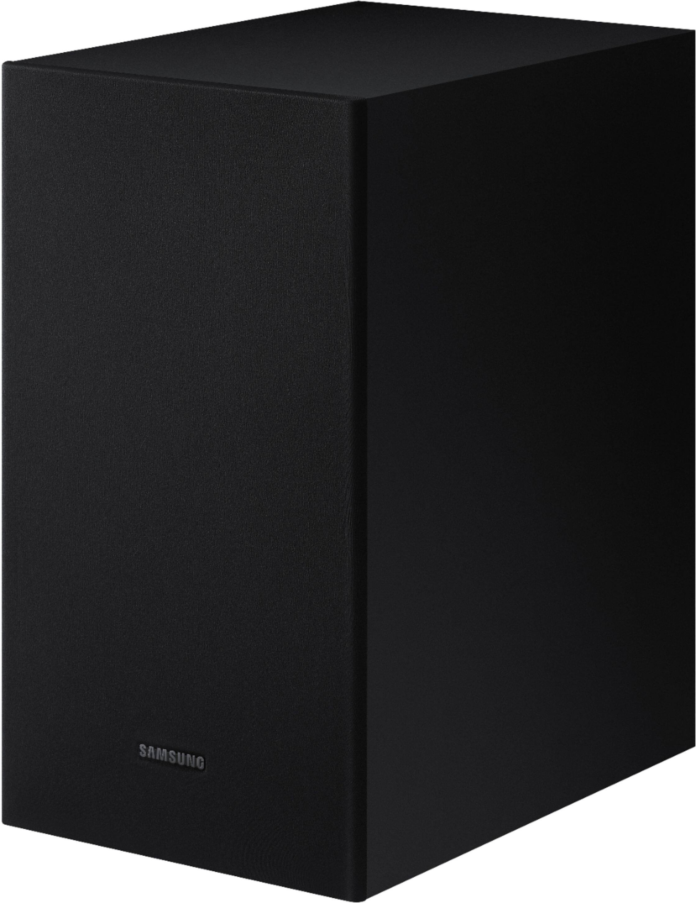 Alt View 19. Samsung - 2.1-Channel Soundbar with Wireless Subwoofer and Dolby Audio/DTS Virtual:X (2020) - Black.