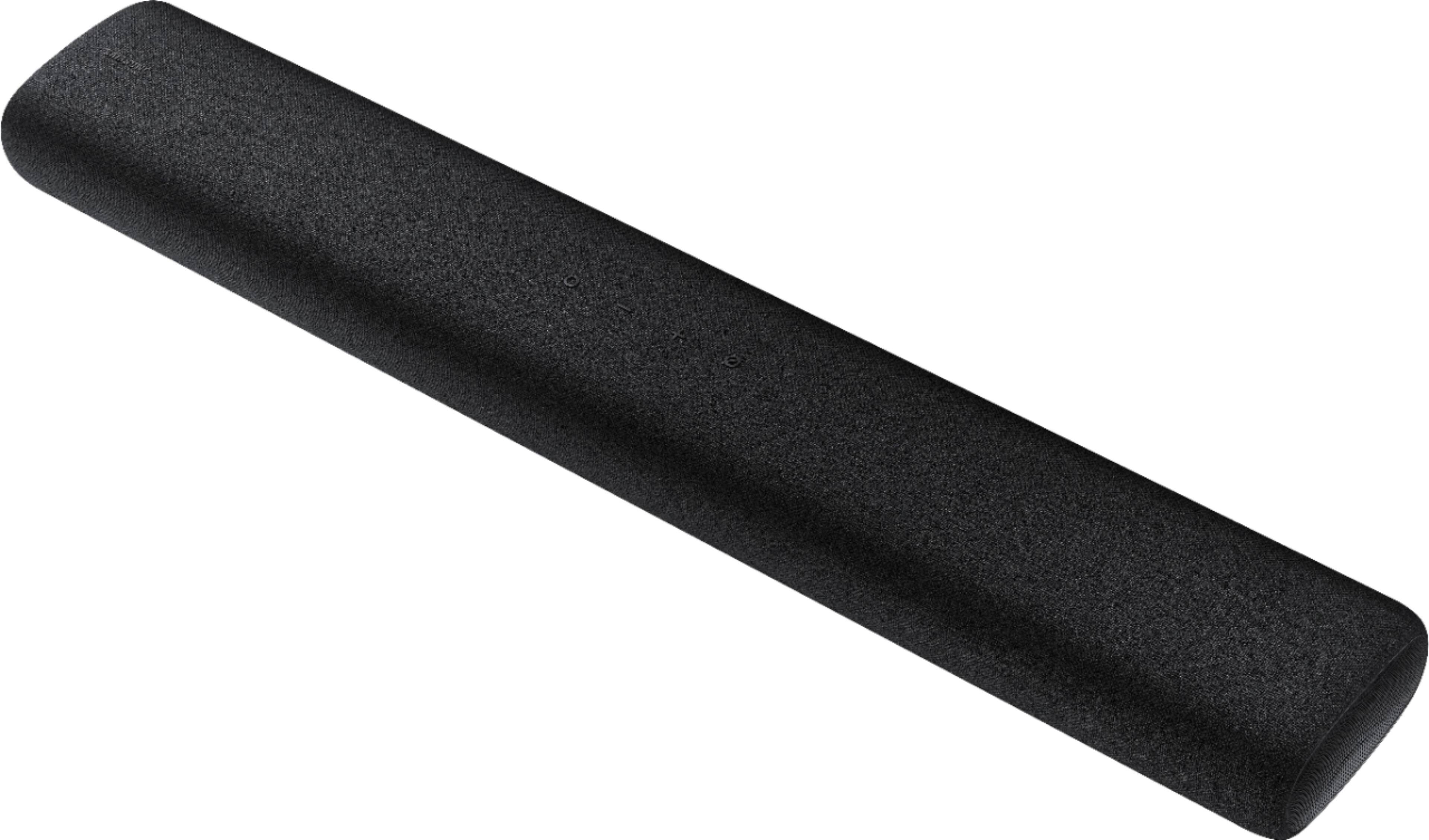 Left. Samsung - 4.0-Channel Soundbar with Built-in Subwoofer and Voice Assistant - Black.
