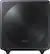 Front. Samsung - Wireless Subwoofer - Black.