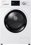 Front. Insignia™ - 2.7 Cu. Ft. High Efficiency Stackable Front Load Washer with ENERGY STAR Certification - White.