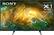 Front. Sony - 43" Class X800H Series LED 4K UHD Smart Android TV - Black.