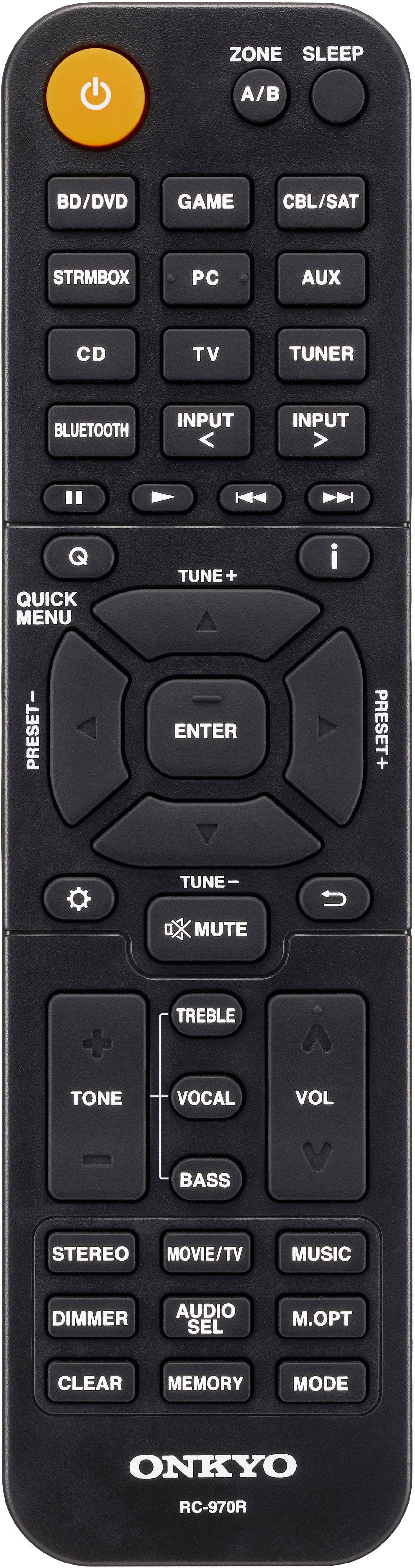 Alt View 13. Onkyo - TX-SR494 7.2-Channel A/V Receiver - Black.